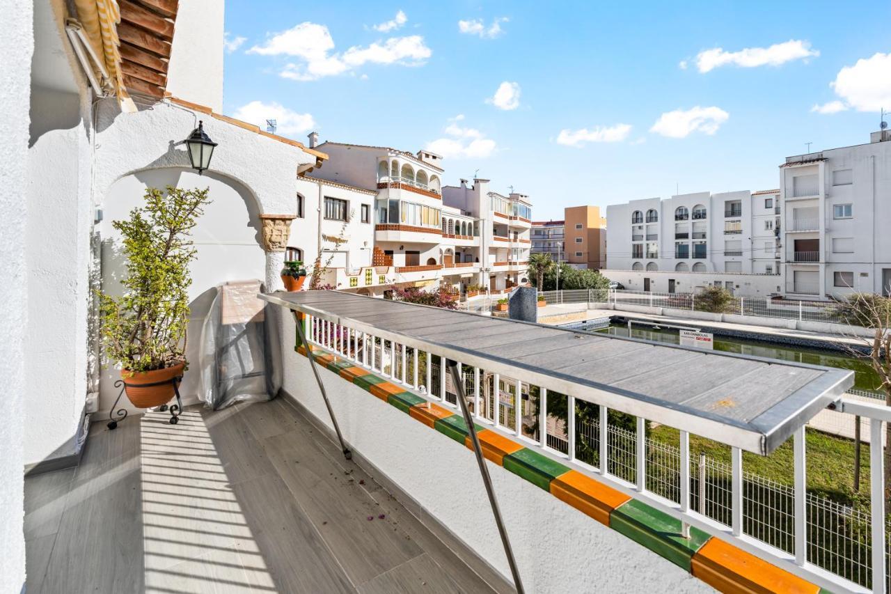 Apartamento Welcs -013- Con Terraza Y Piscina Empuriabrava Exterior foto